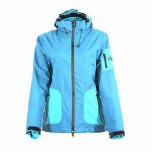 China Women's 3-in-1 Jacket, Waterproof and Breathable, with Detachable Fleece wholesale