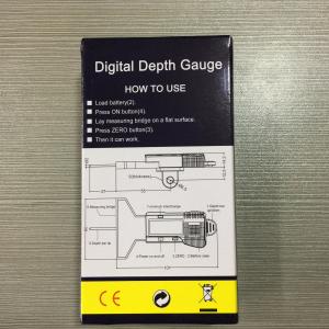 China Digital Tire Tread Depth Gauge 0~25.4mm, Ultrasonic Flaw Detector, Digital Depth Gauge wholesale