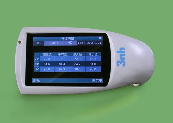 China High Precision Digital Gloss Meter Tri - Angle With PC Terminal Software GQC6 wholesale