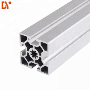 China Square 6063 Extrusion Aluminium Tube Sections , Customized V Slot Aluminum Profile wholesale