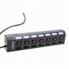 Buy cheap USB 2.0 Hub with 7-port and 480Mbps High Speed, Supports 500GB HDD from wholesalers