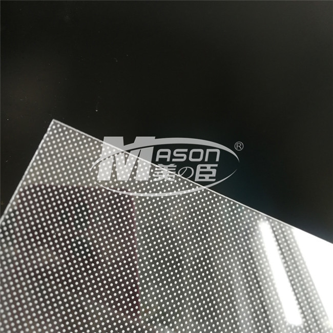 China 3mm 1220X2440mm Acrylic Light Guide Panel LGP PMMA Use For Lighting Sign wholesale