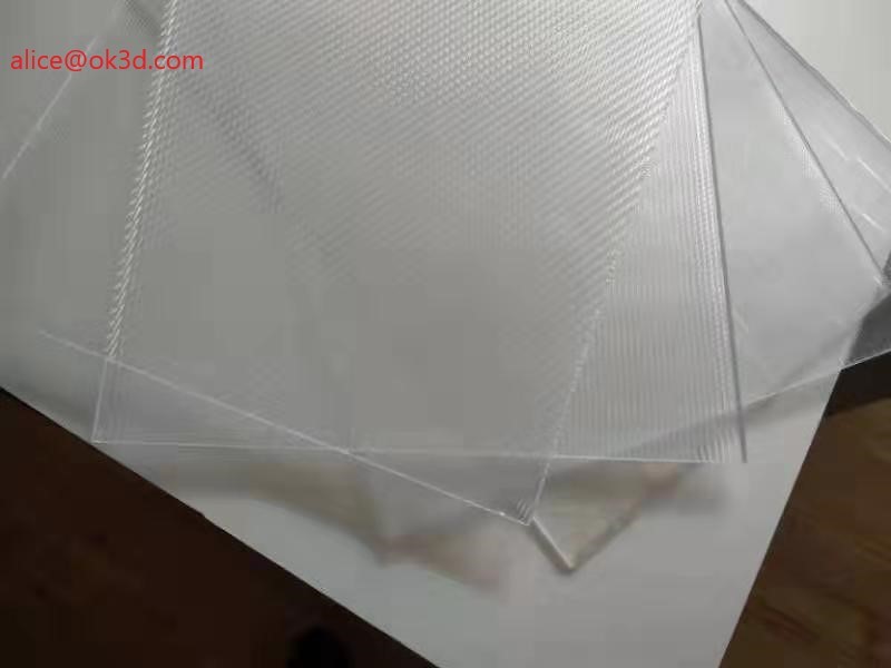 China Laser printer Flip  20 LPI UV large format lenticular sheet thickness 3 mm designed for flip effect on digital printer wholesale