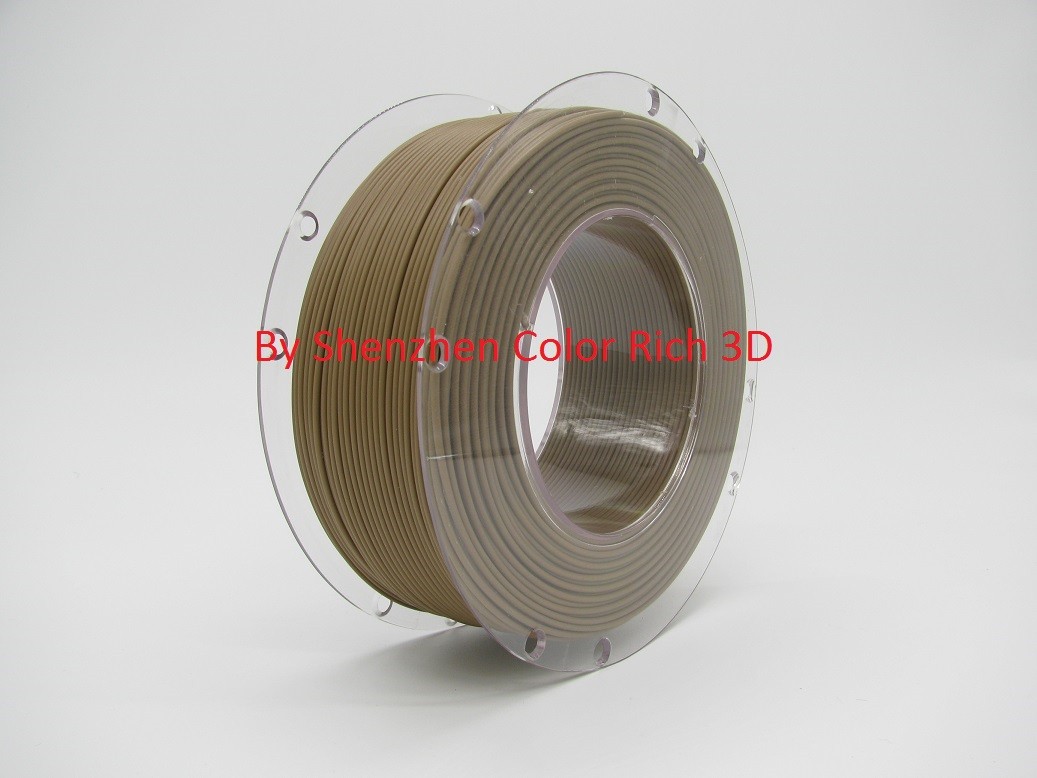 China Brown Color 1.75mm 3mm PLA ABS 3D Printing Filament for 3D Printer and Print Pen wholesale