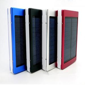 China 15000mAh solar power bank rohs solar cell phone charger portable solar charger for mobile phone wholesale