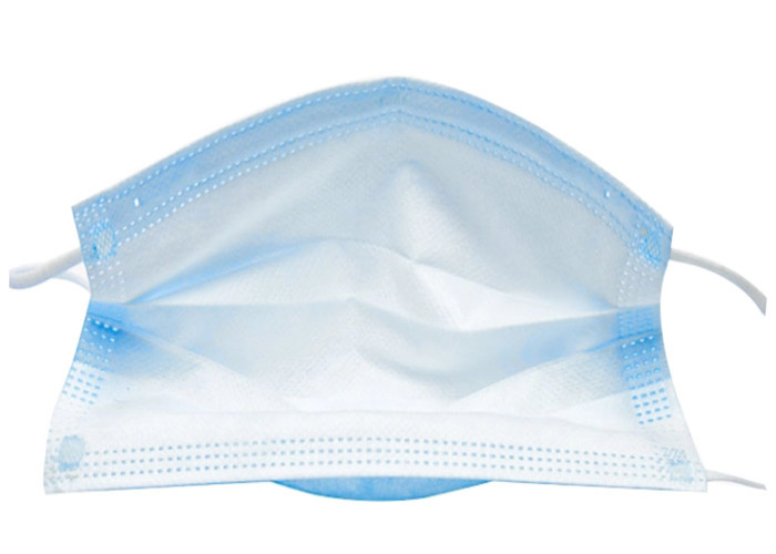 China Protective 3 Ply Non Woven Face Masks Surgery BFE Bacteria Filteration Efficiency 95% wholesale