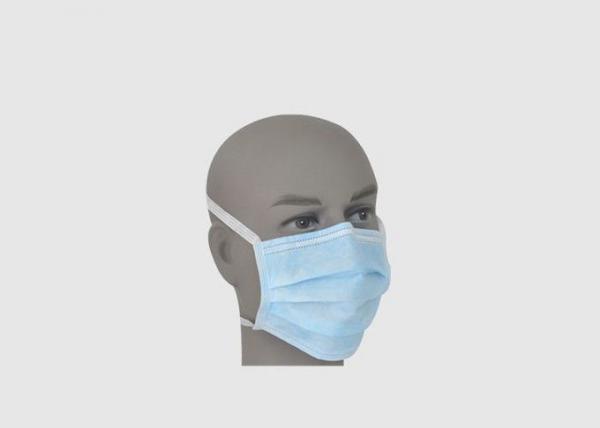Liquid Proof Disposable Medical Face Mask , 3 Ply Non Woven Face Mask Virus Prevent