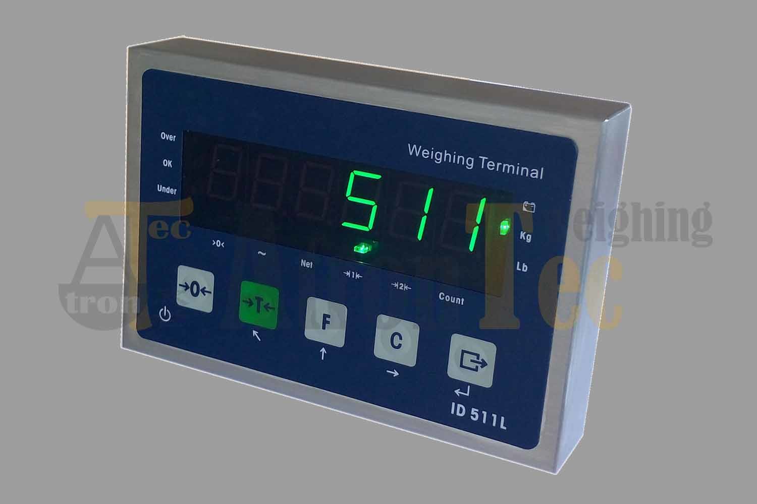 China Stainless Steel Enclosure Waterproof China Weighing Indicator with Green Bright LED wholesale