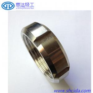 China Sanitary stainless steel SMS round nut wholesale