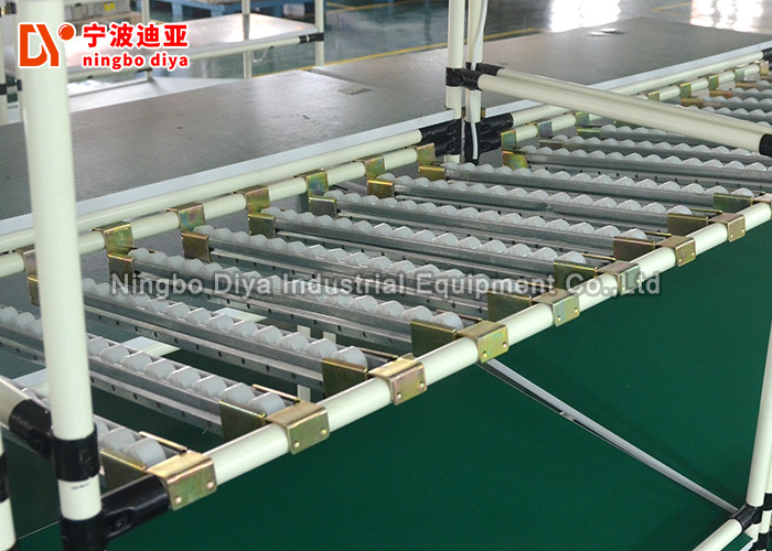 China U Type Heavy Duty Workbench Simple Operation With Customized Roller Track wholesale