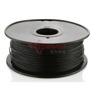 China Torwell Black PLA filament for 3D Printer 1.75mm 1KG/spool wholesale