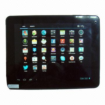 China 9.7-inch Android Tablet PC, Rockchip NS115 (Cortex A9 Dual-core @ 1.5GHz), Dual Camera, 1/8GB wholesale