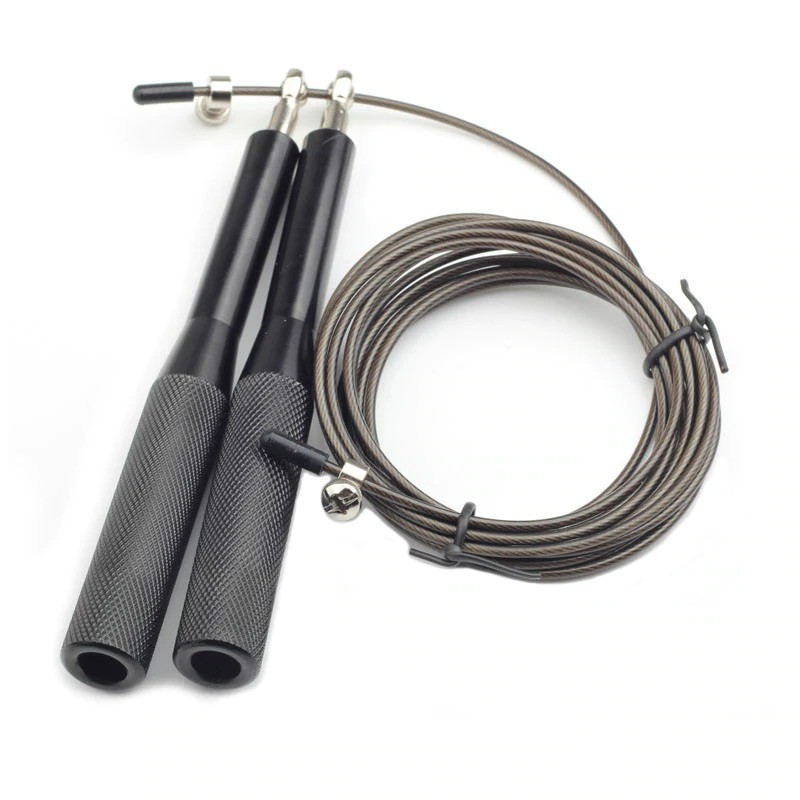 China Heavy Steel Wire Speed Jump Rope , Gym Skipping Rope For Boxing MMA Training Equipment wholesale