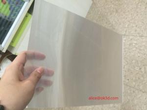 China Thinnest Plastic 3D Lens Sheet  with best focus of accuracy PET 0.25MM 16LPI lenticular sheet for UV offset printing wholesale