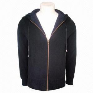 China IKRR Unisex Leisure Wear/Men's Hooded Casual Coat/Knitwear, Fashionable  wholesale