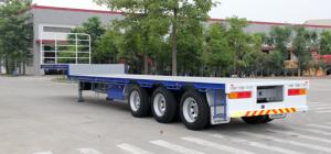 China 45ft Low deck semi-trailer with 3 axles wholesale