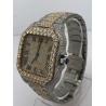 Buy cheap Bustdown Iced Out Wrist Watch Bling Full VVS Moissanite Diamond Dial from wholesalers