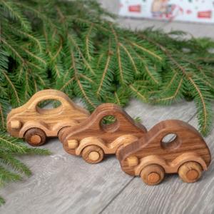 China OEM ODM Handmade Wooden Toys Cars For Toddlers With Smooth Edges wholesale