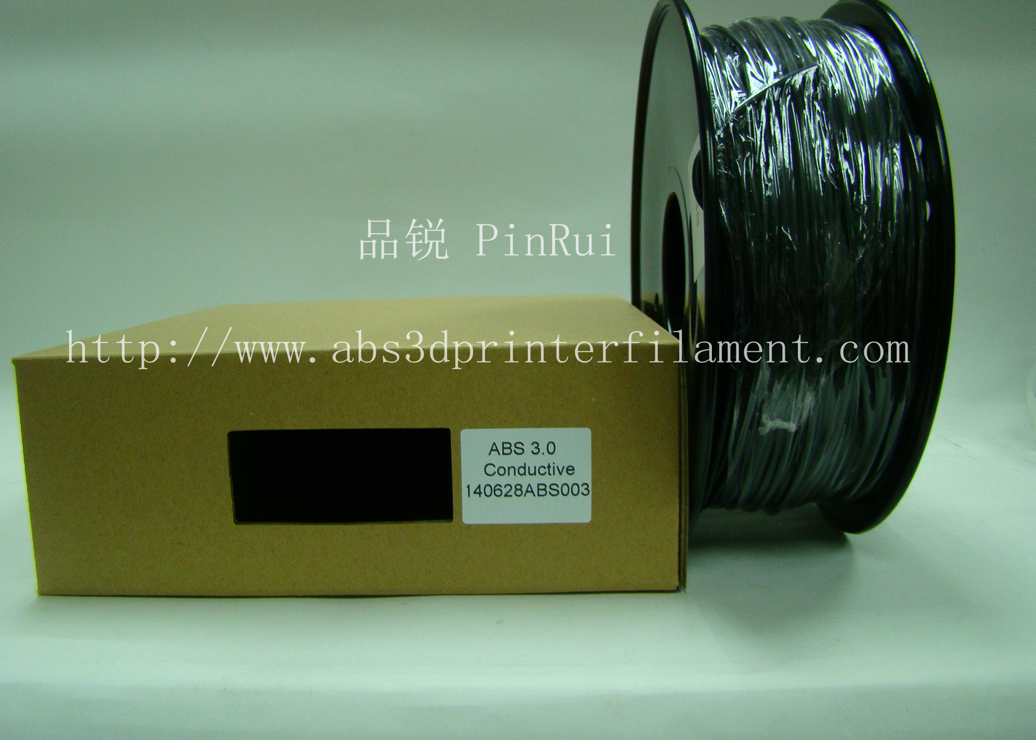 China Electronics industry conductive abs filament  3d printer consumables 1.75 / 3.00mm wholesale
