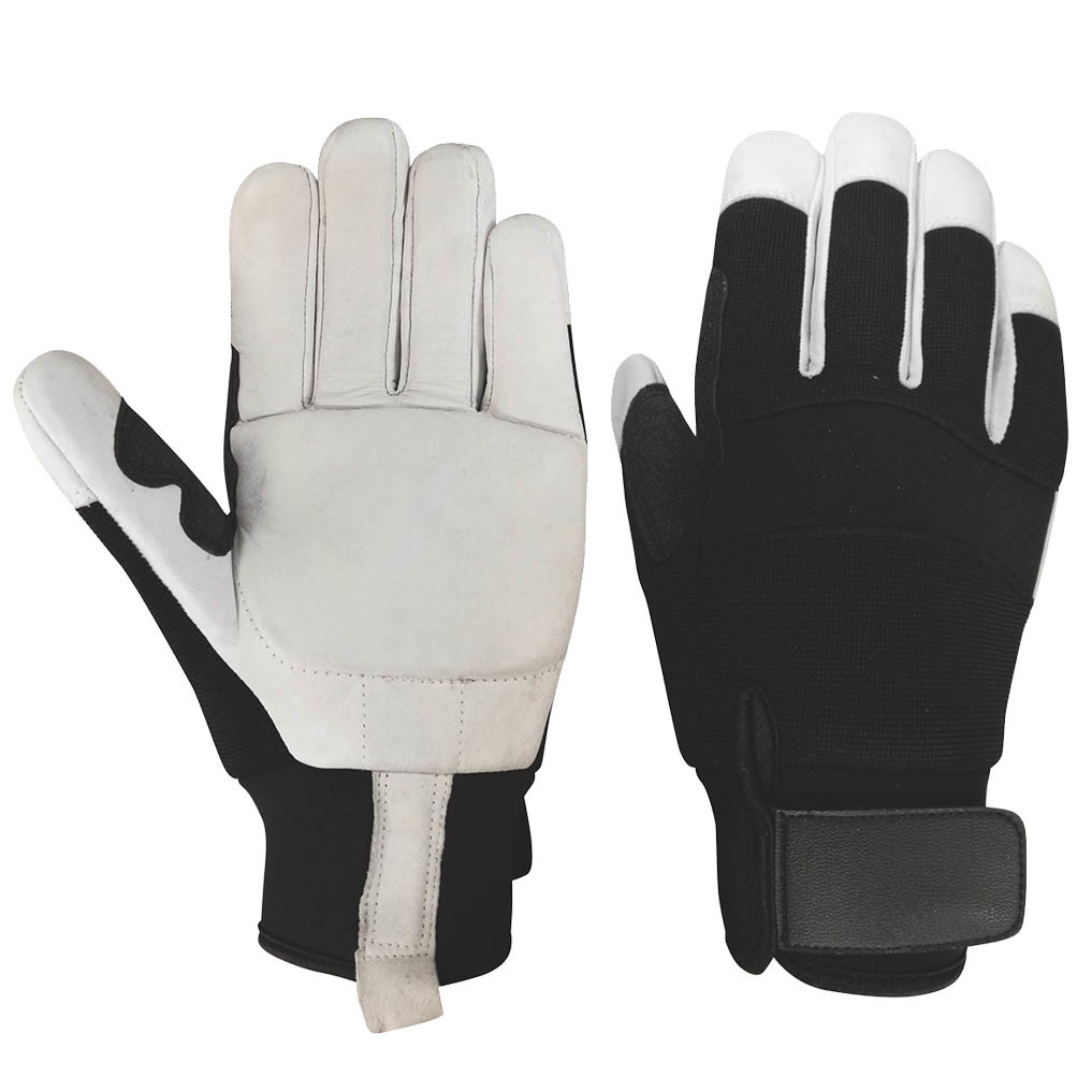 China Breathable Spandex EN388 Anti Vibration Cut Resistant Gloves With Pad wholesale