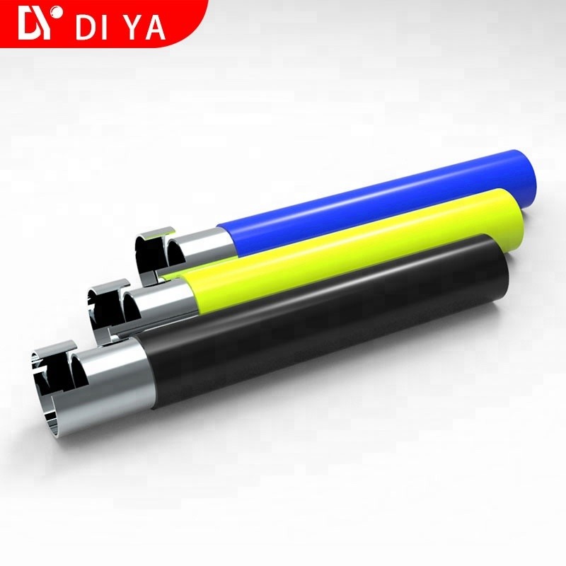 China PE Coated Colorful Lean Pipe DY2 Round Shape With 28MM Outer Diameter wholesale