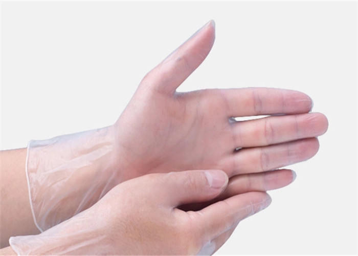 China Transparent Disposable Medical Examination Gloves Beauty Dental 100 pcs / Box wholesale