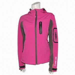 China Women's Softshell Jacket, Waterproof and Breathable wholesale