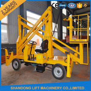 ... Wheels Articulated Vehicle Mounted Boom Lift for 8m - 14m Aerial Work