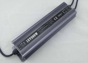 China 200W IP67 Constant Voltage LED Power Supply DC12V / DC 24V 16.6A wholesale