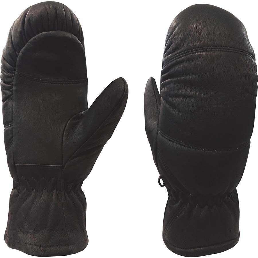 China Size S-2XL Leather Snowboard Mittens , Mens Ski Mittens Cold Resistant wholesale