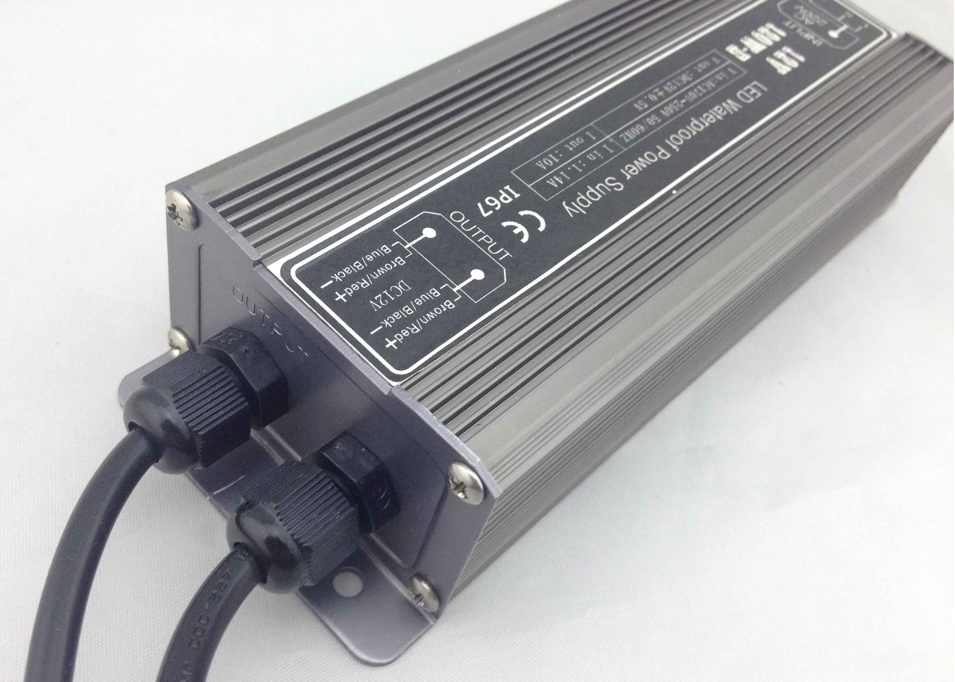 China 120 Watt Waterproof LED Power Supply Short Circuit Protection For LED Signboard wholesale