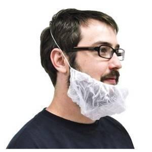 China Polypropylene Non Woven Beard Covers With Elasticated Edges wholesale