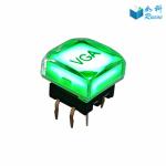 Illuminated LED Push Button Switch For Console