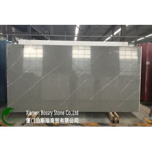 China Factory Gray Quartz Stone Slabs Countertop on sale