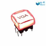 Illuminated LED Push Button Switch For Console