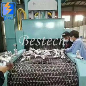 wire mesh belt shot blasting machine