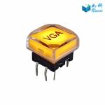 Illuminated LED Push Button Switch For Console