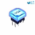 Illuminated LED Push Button Switch For Console