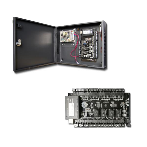 4 Doors Access Control Panel with Power Adapter Metal Box/Access Control Board