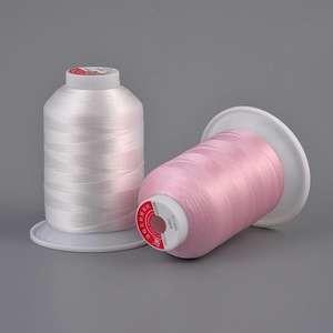 China Raw White Polyester Embroidery Thread 75D/2 for Embroidery Thread on sale