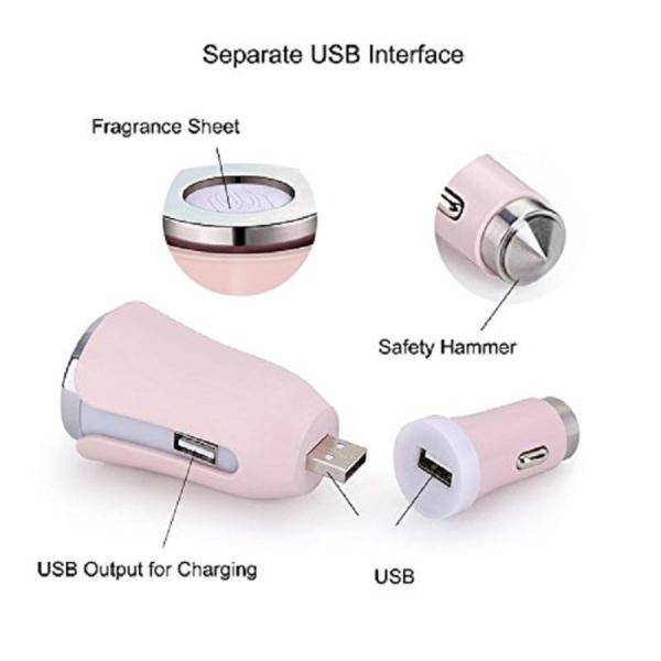 Portable USB Powered Ultrasonic Vehicle Essential Oil Diffuser