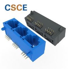 China Metal Shielded RJ45 Modular Jack Connectors Ethernet Interface wholesale