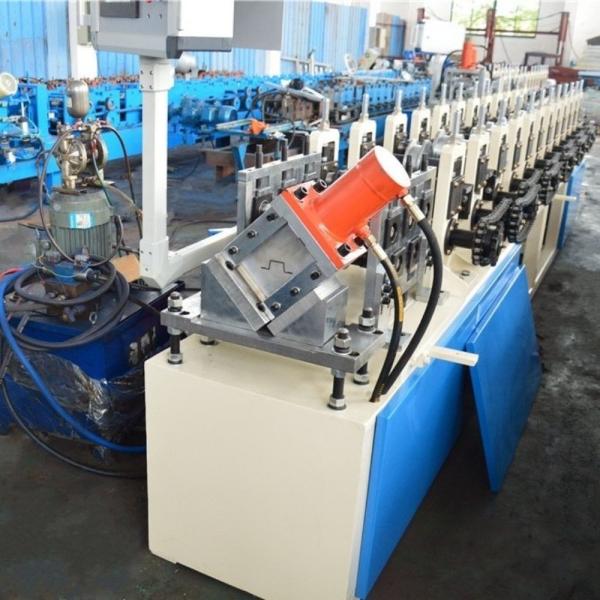 Galvanized Steel Top Hat Upright Rack Cross Support Bar Roll Forming Machine Warehouse System