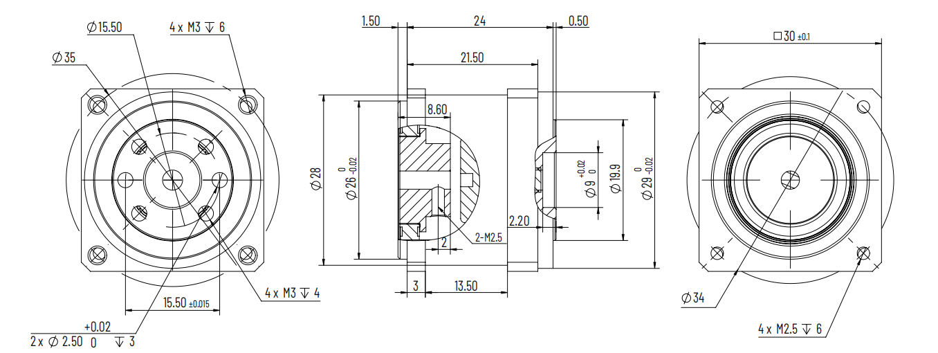 CSF8 Mini Harmonic Reducer