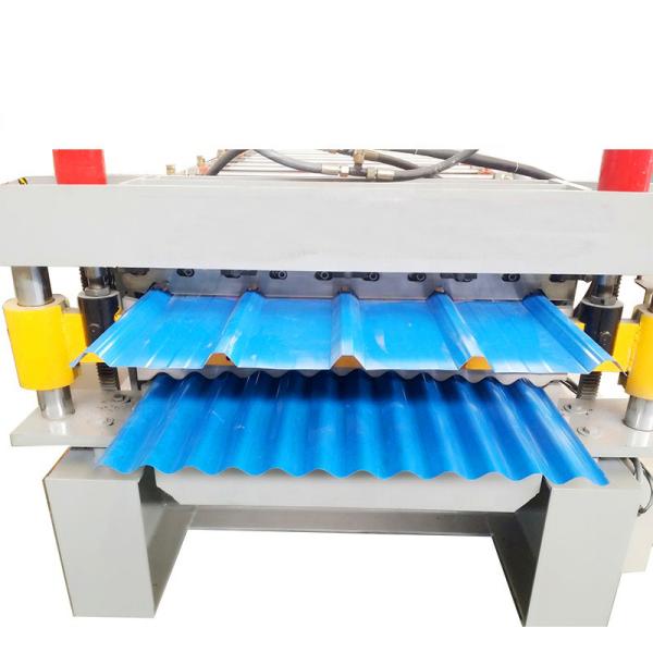 Quality PLC Control Machining Center Double Layer Glazed Tile Cold Roof Roll Forming Machine for sale