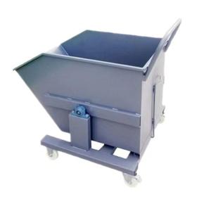 China Highly Efficient Steel Metal Self Tipping Bin Automatic Dumping Trash Can wholesale