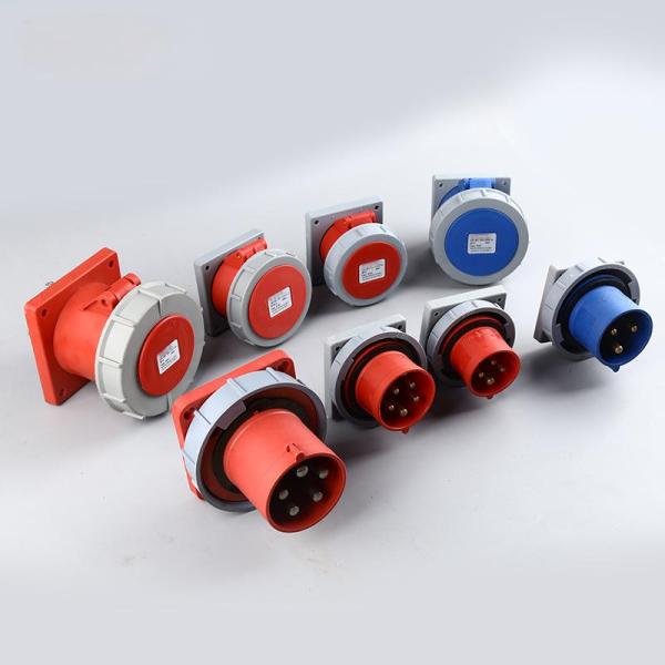 CEE IP67 Industrial Plug 125A 415v Mobile Plug 5pin Industrial Plug Socket Connector Outdoor Waterproof Connector