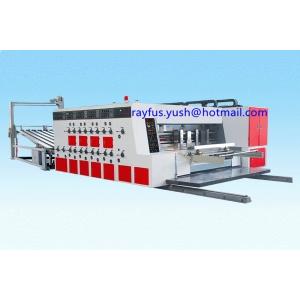 Buy cheap Flexo Printing Slotting Machine Die Cutting Stacking Carton Box Manufacturing from wholesalers
