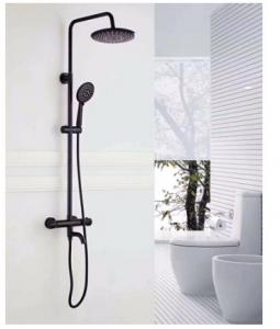 China High Pressure Bathroom Shower Head Set Fountain Wall Mounted rain shower mixer set wholesale