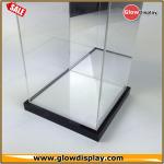 self-assembly custom 1/6 scale LED lighted clear figure acrylic display case for